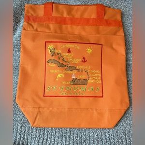 St Thomas Orange Tote Bag